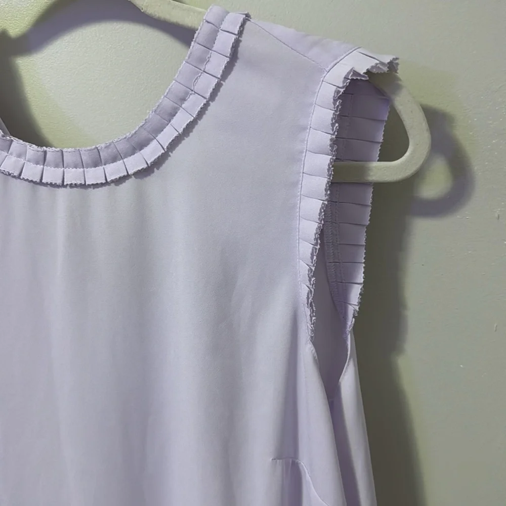 J.crew Periwinkle‎ Ruffled Blouse